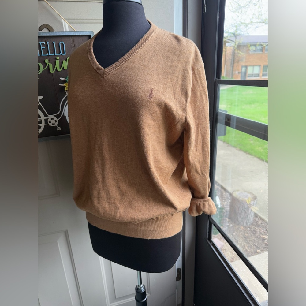 Polo Ralph Lauren Pima cotton logo sweater, size large